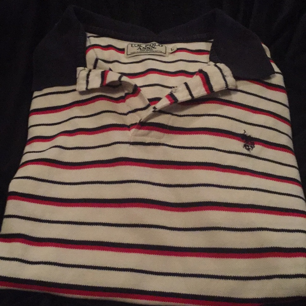 Stripped U.S Polo Assn short sleeve polo shirt